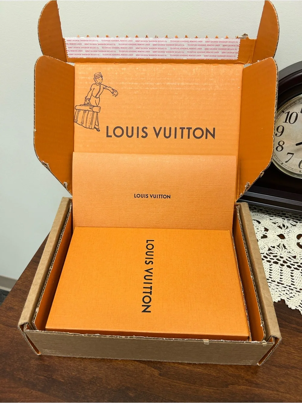Louis Vuitton The Jane notebook with stickers. Winter addition.